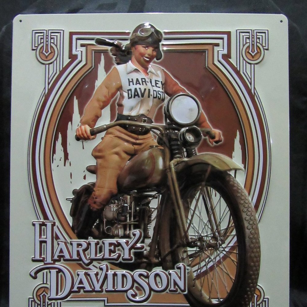 Harley Davidson metal sign